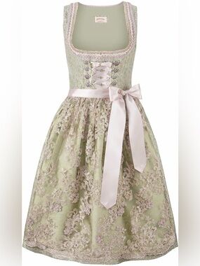 NWT Dirndl Daniela from Bergfeuer in sage green